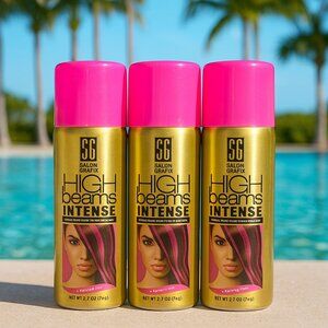 Lot of 3  Salon Grafix Pink Hair Spray